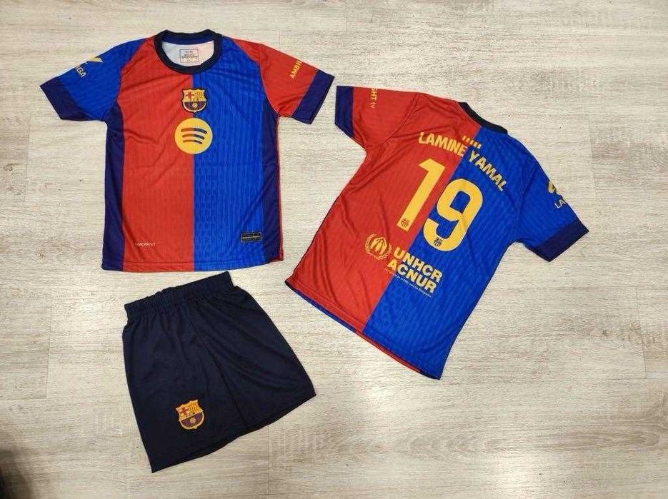 Ламин Ямал  детски екипи в 6 цвята титулярни и резервни Барселона ново