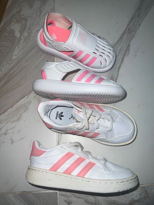 2ч Лот Adidas сандали и маратонки 26