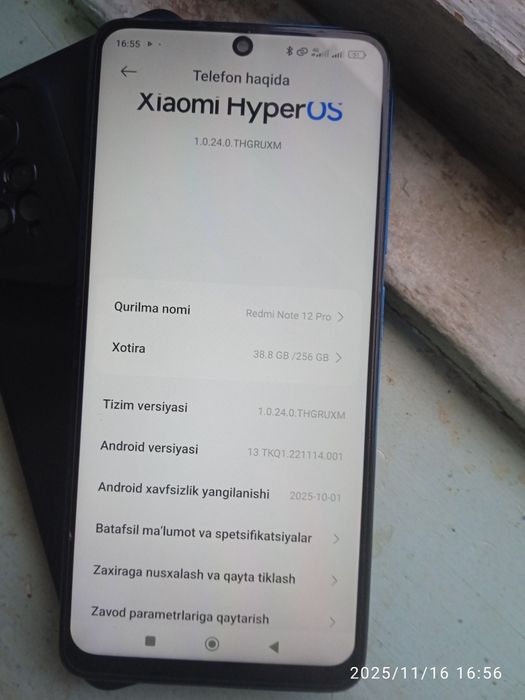 Redmi Note 12 pro 8/256 gb arzon narxda