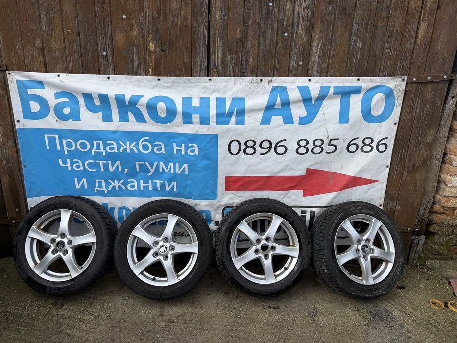 16 5х112 джанти със зимни гуми