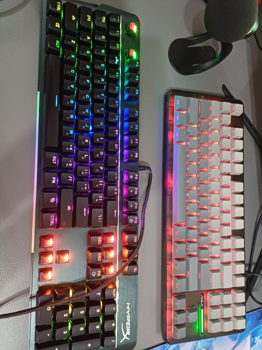 Продается клавиатуры aula f87 pro и hyperx origins
