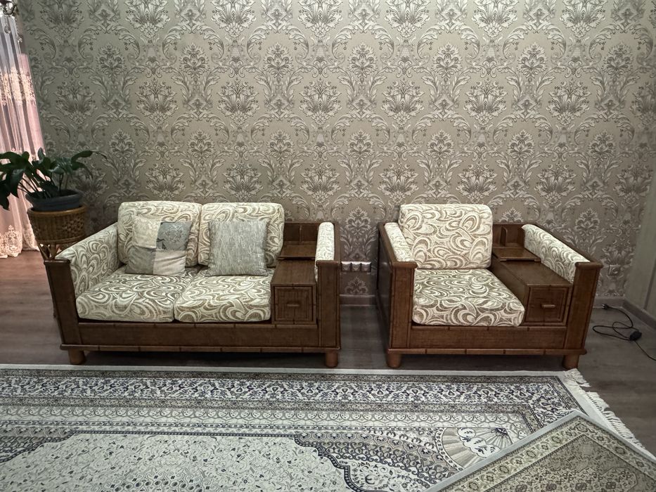 Эксклюзивный Диван софа кресло бамбук