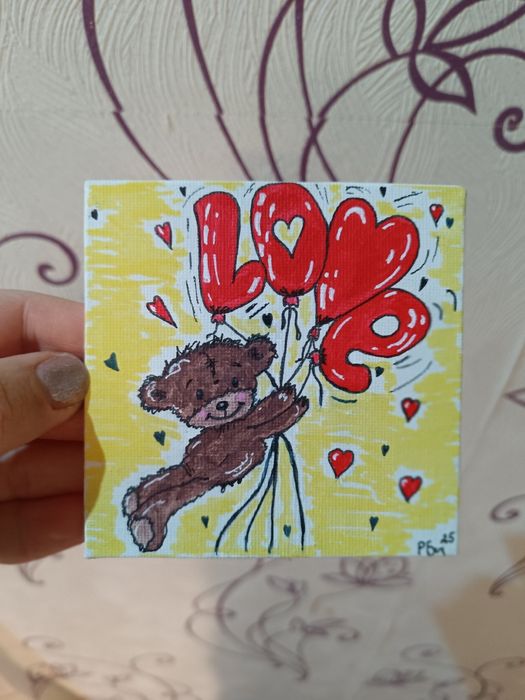 Миниатюи, ръчно рисувани магнитчета