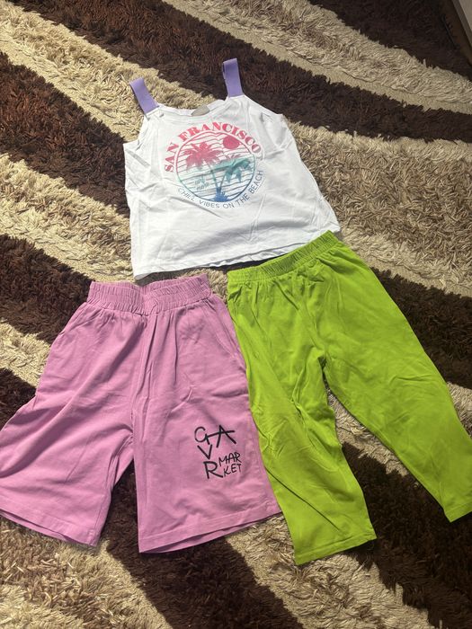 Одежда летняя на девочку 10-12 лет