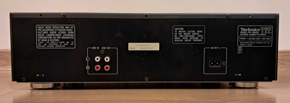 Vand Stereo Cassette Deck Technics RS-BX606, 3 capete, Direct Drive