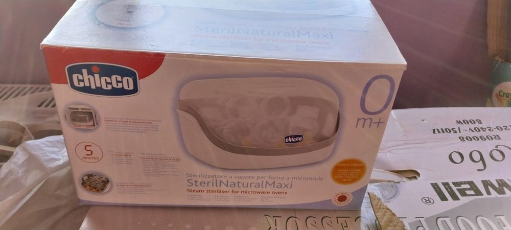 Pompa de san, sterilizator biberoane microunde