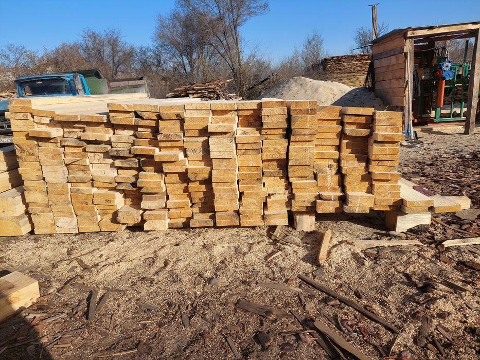 Доски необрезная от 1м до 6м