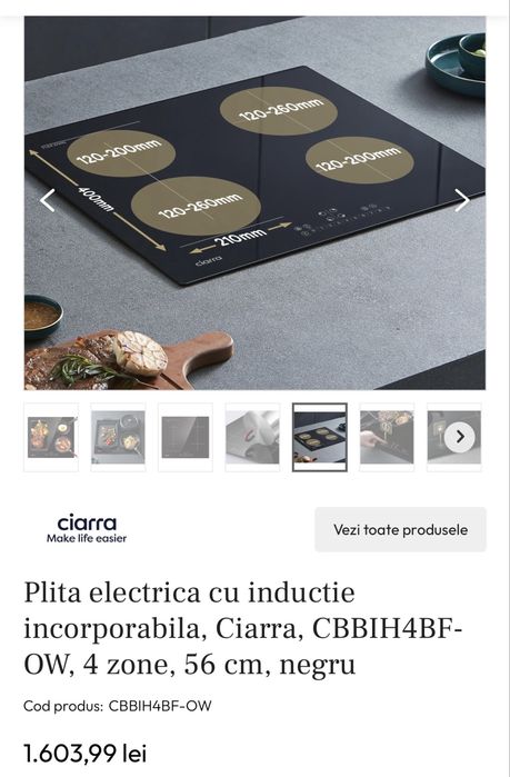 Plita electrica cu inductie