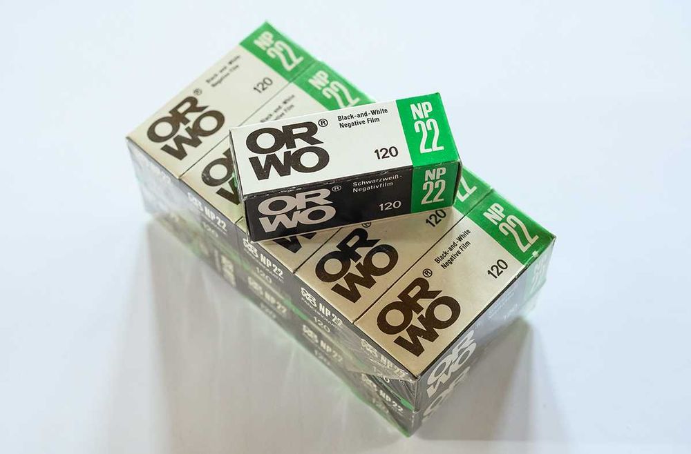 Черно бял рол филм 120 мм ORWO NP22