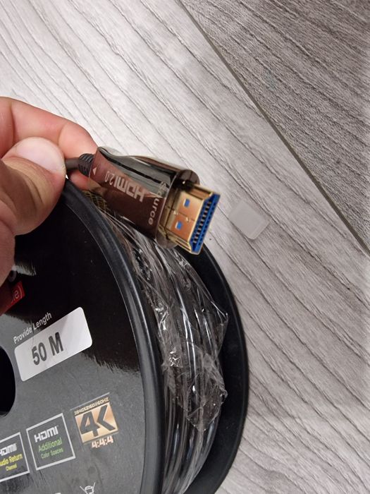 Cablu HDMI 50m, 4K, fibra optica