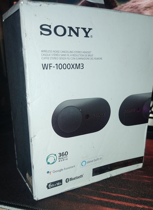Безжични Слушалки Sony WF-1000XM3