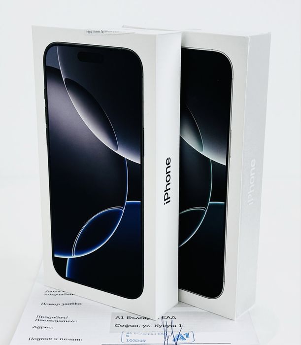 НОВ! Apple iPhone 16 Pro Max 512GB Black / White 2г. Гаранция!
