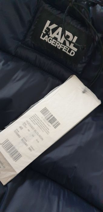 Karl Lagerfeld Hooded  46 / S НОВО! ОРИГИНАЛ! Мъжко пухено зимно Яке!