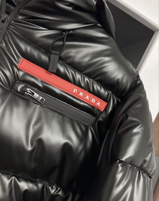 Geaca Prada Linea Rossa Nylon Puffer