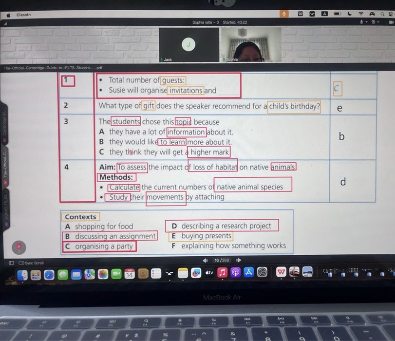 intensive online IELTS, ingliz tili, speaking