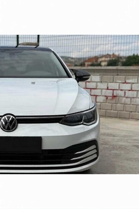 Set Capace Oglinzi Oglinda Batman Volkswagen Golf 8, M Style, Negru Lucios