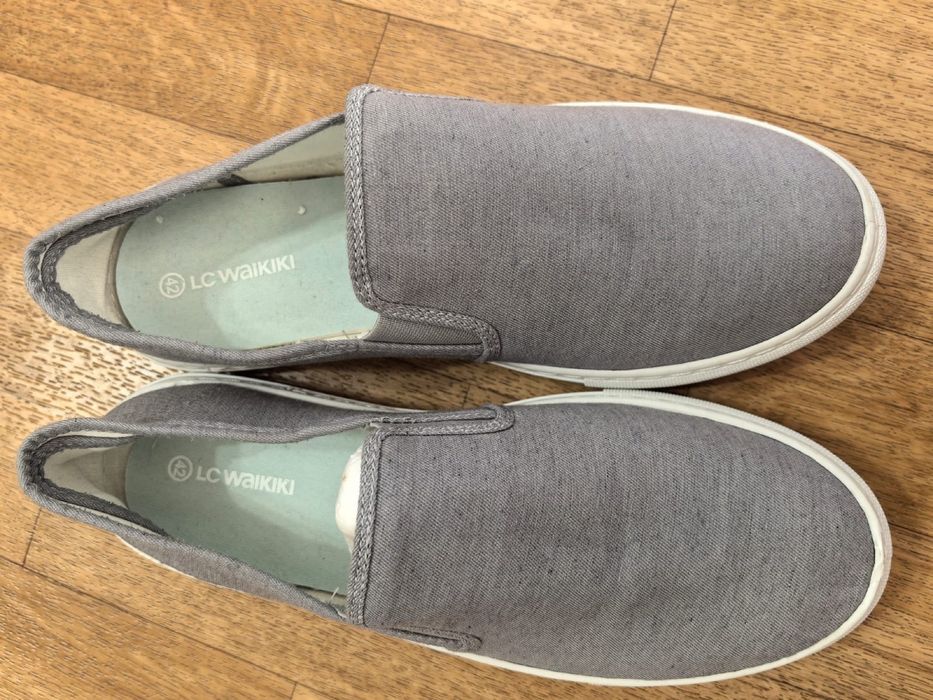 Мокасины мужские текстильные