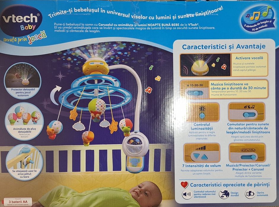 Carusel cu muzica si lumini