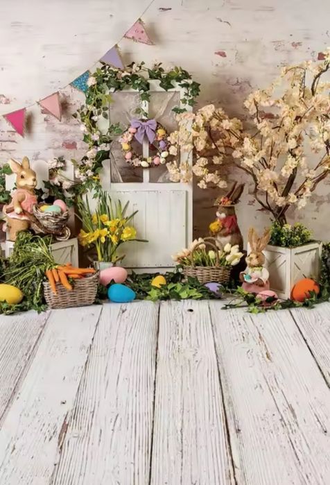 Fundal Foto Craciun Paște Primavara 8 Martie Poliester 200x300 Decor