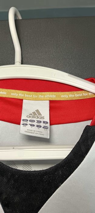 Adidas размер S тениска на Германия Deutchland отлично състояние бяла