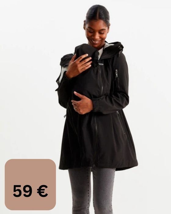 Преходни пролетно-есенни якета за бременни и бебеносене softshell