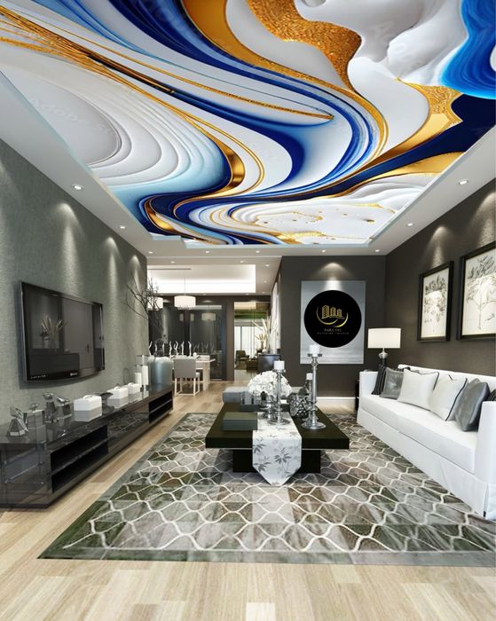 Натяжные потолки 90 сум