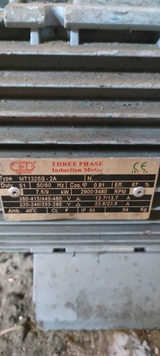 Motoare electrice trifazate