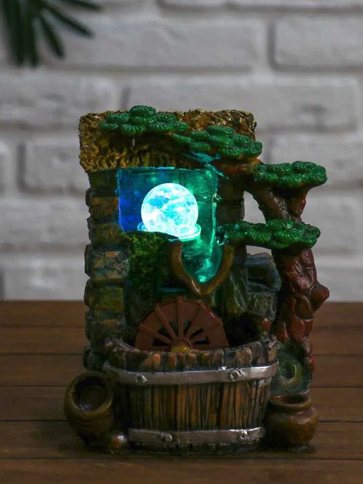 Статуэтка Фонтан-водопад гипс