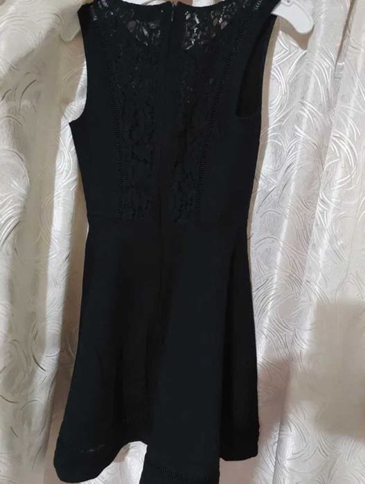 Rochie casual/ sarafan cu dantelă cloș XS