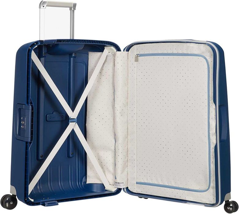Troler Samsonite S'Cure Spinner, 69x49x29 cm, 79 litri, dark blue,nou