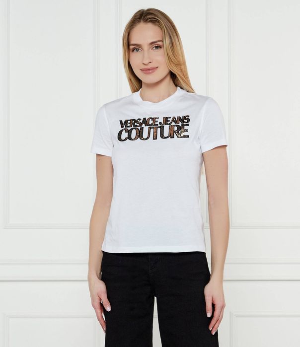 Дамска тениска Versace Jeans Couture Sequin logo T-shirt
