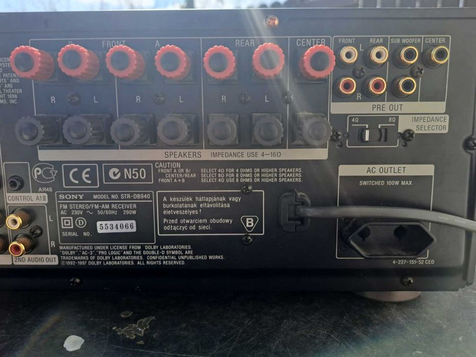 Statie audio  TEAC 410W - SONY  DB 940