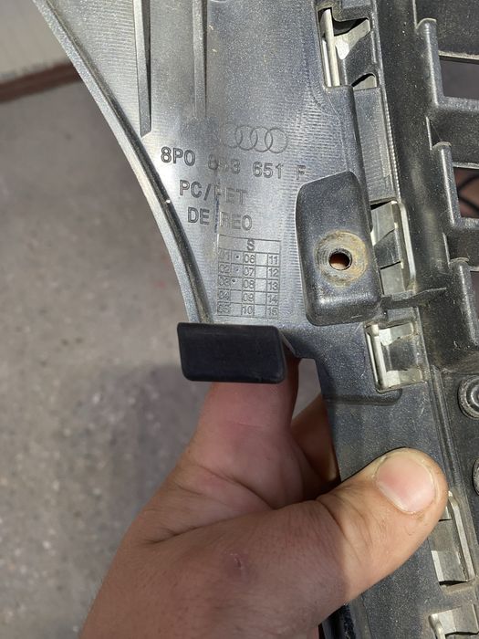 Grila Bara Fata Spoiler Audi S3 8P Facelift 2008-2012 8P0 853 651 F