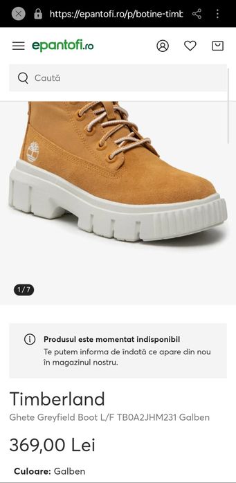 Ghete dama Timberland