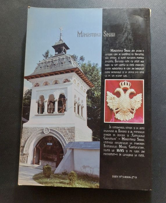 Carte bisericească monografia Mănăstirii Sinaia