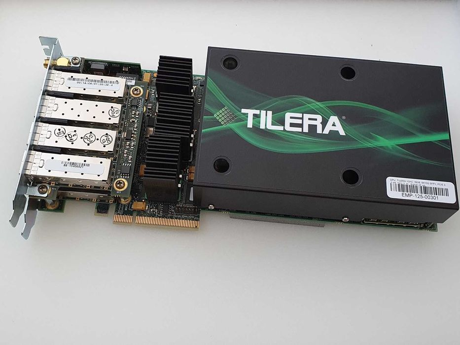 Network AI/GPU Coprocessor Tilera 16GB /TILE-Gx PCIe 1GHz 8x10Gb карта