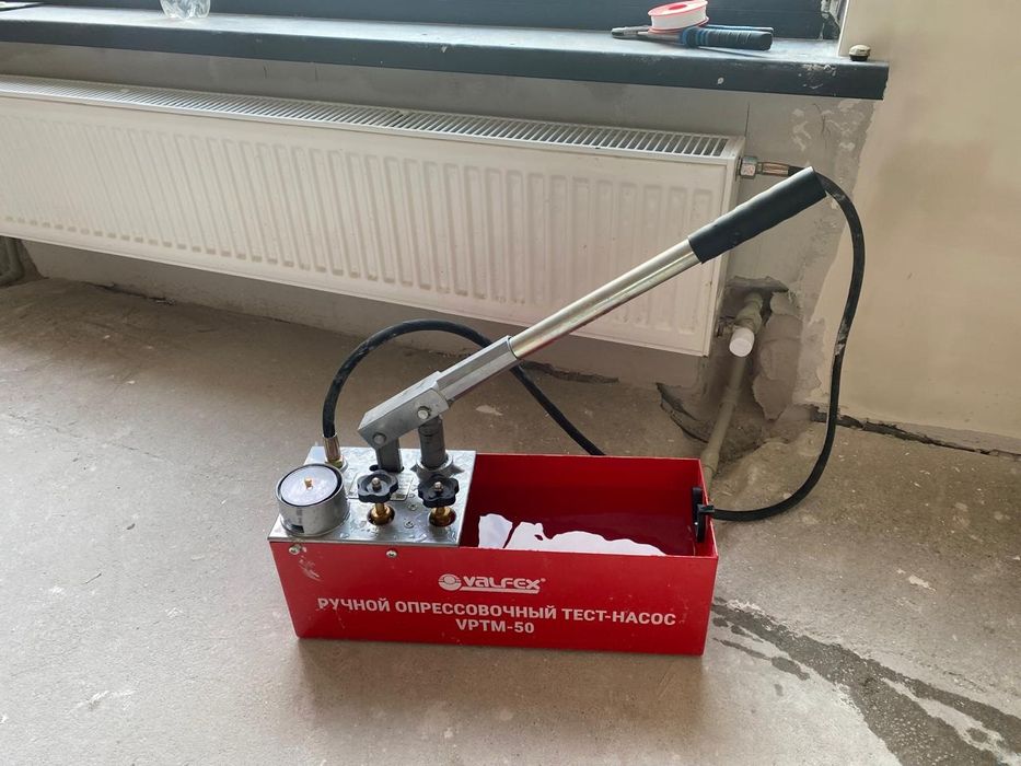 Опрессовка системы отопления