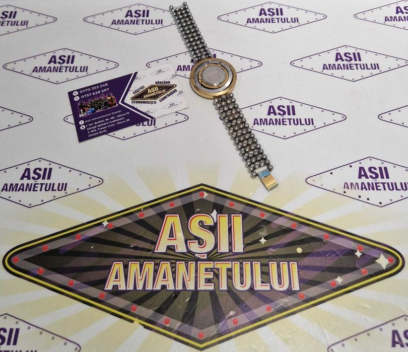 Ceas dama Versace Eon 34mm, Silver&Gold