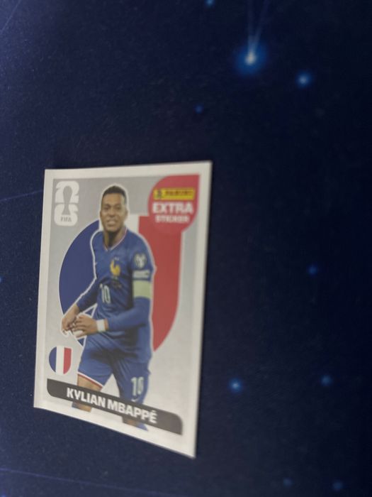 Vand stiker panini extra sticker kylian mbappe  wc2026