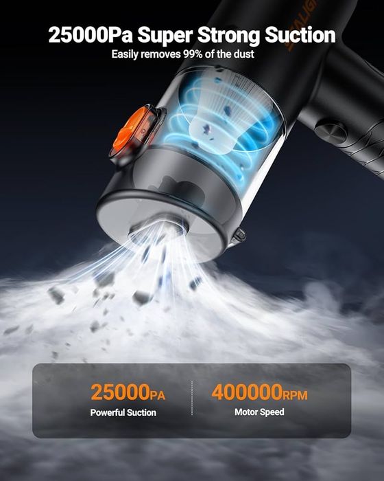 “SEALIGHT” VS02 преносима безжична автомобилна прахосмукачка