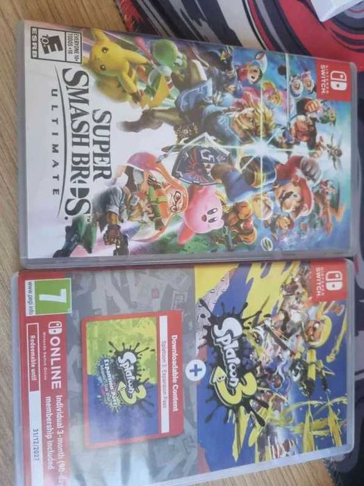 Игри за Нинтендо Splatoon 3 (60e) и Super Smash bros ultimate (60e)