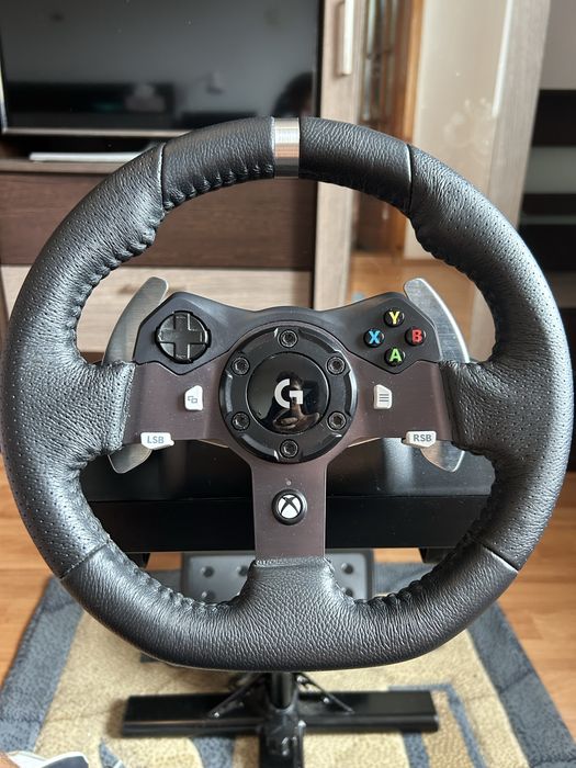 Set Volan G920 + Scaun Playseat alcantara + Xbox One X + jocuri