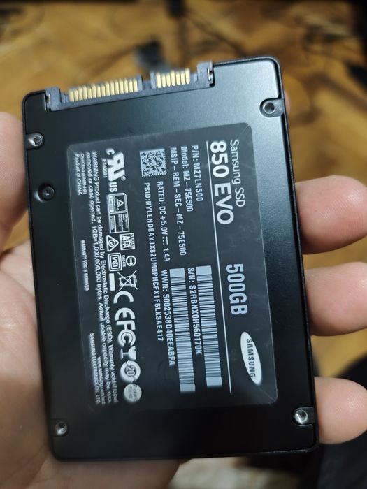 Ssd Samsung 850evo 100%