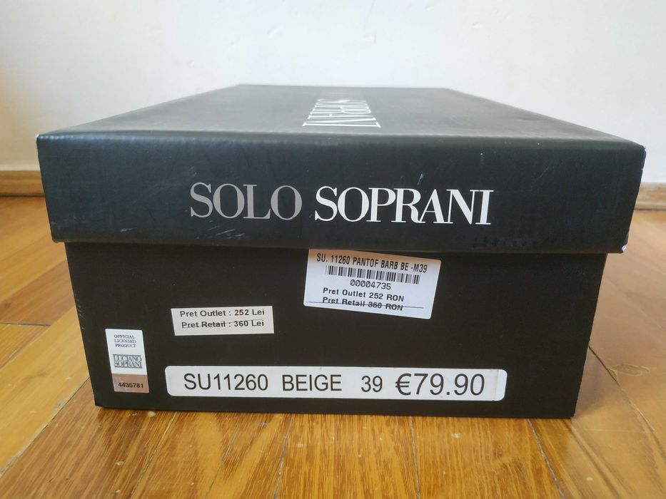Solo Soprani 39 41 pantofi NOI eleganti barbati