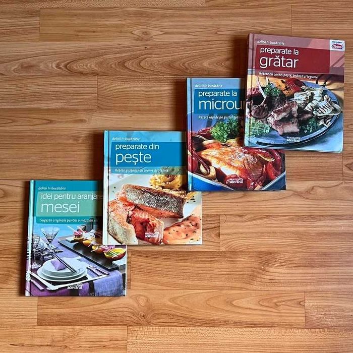 Set de 6 cărți de rețete Delicii în bucătărie