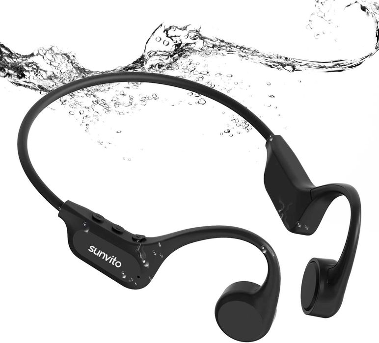 Ssunvito Bluetooth слушалки за костна проводимост, водоустойчиви