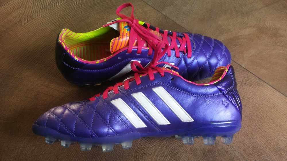 Adidas Adipure 11Pro Purple/White EUR 42  бутонки естествена кожа