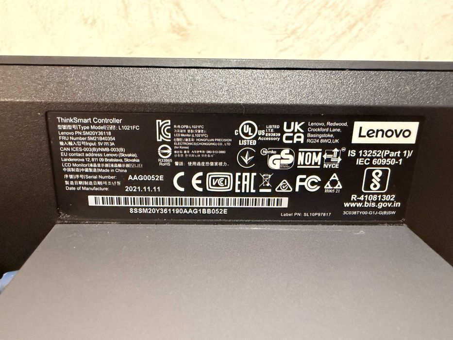 Lenovo ThinkSmart Controller Consolă Touchscreen Videoconferință 10.1"