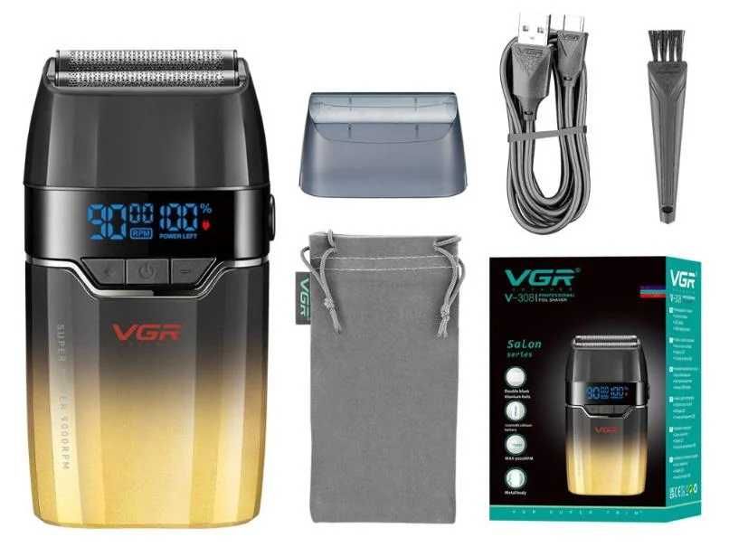 VGR V-308 Професионална електрическа самобръсначка 9000 об