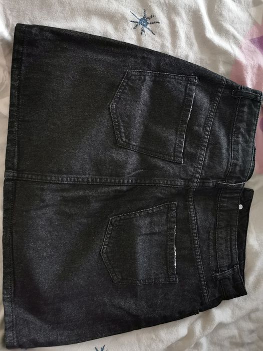 Къса дънкова пола